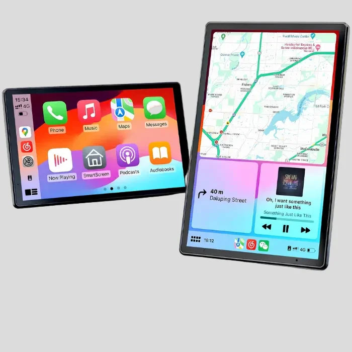 CarMind Tablet wireless Apple CarPlay and Android Auto display