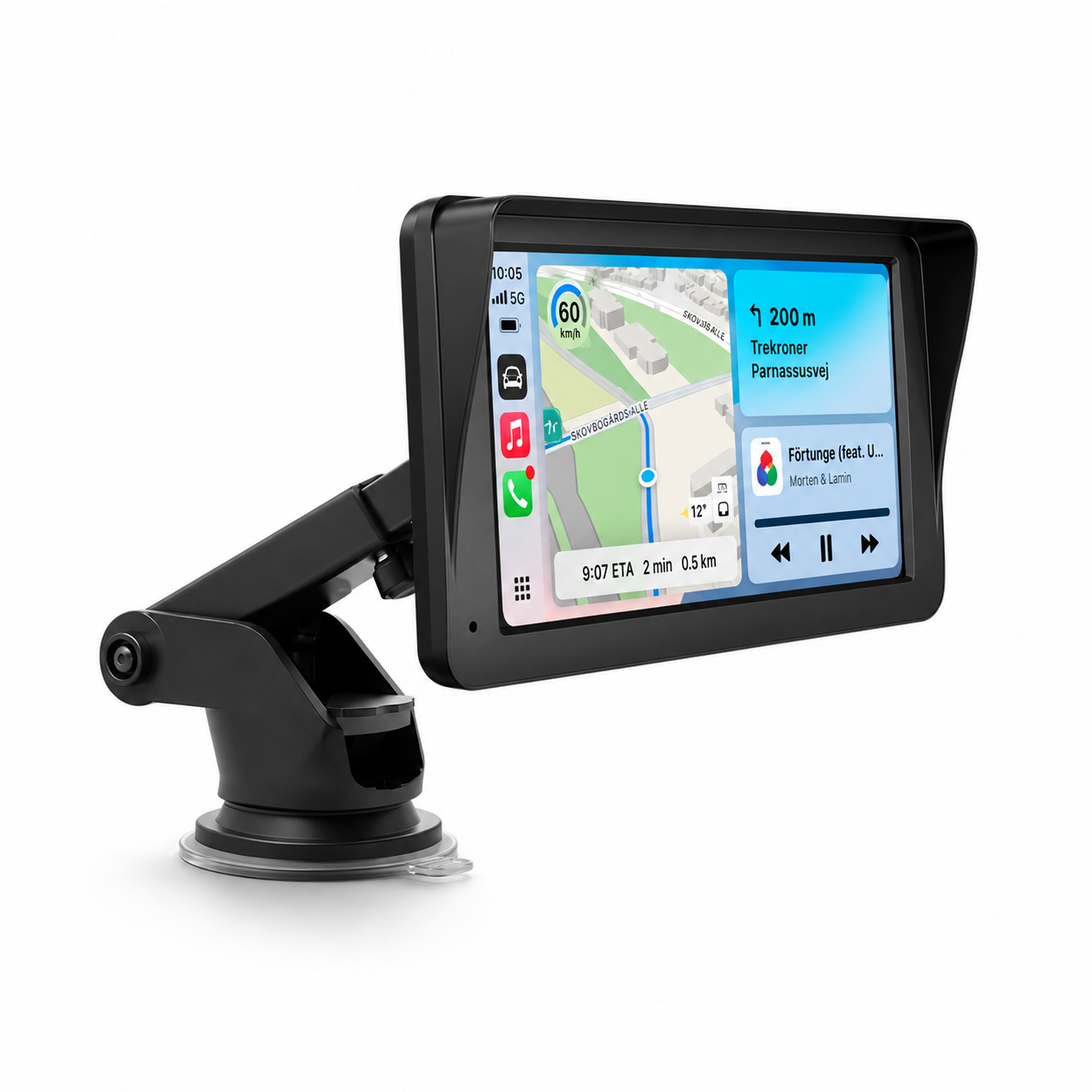 Essentials 7” Wireless Apple CarPlay & Android Auto Display