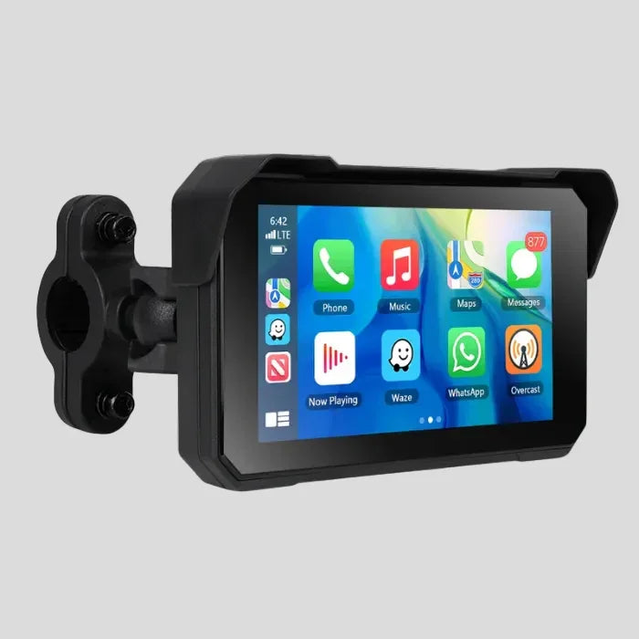 CarMind Moto Essentials 5-inch motorcycle Apple CarPlay display